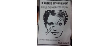 У Вінниці розповсюджували чорний піар проти Тимошенко